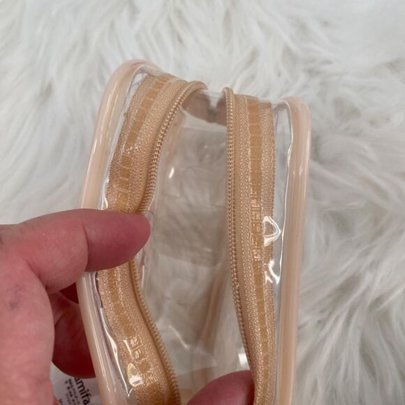 Amifa PVC Zipper Pouch. Bear Print. Clear/Light Brown. Animal Print. Kidcore. - Picture 5 of 8